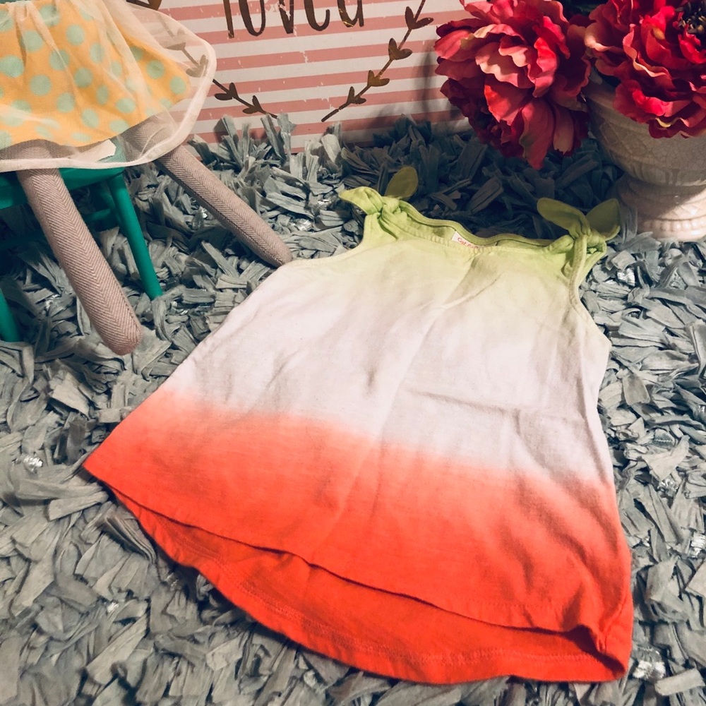 Toddler girl ombré tank